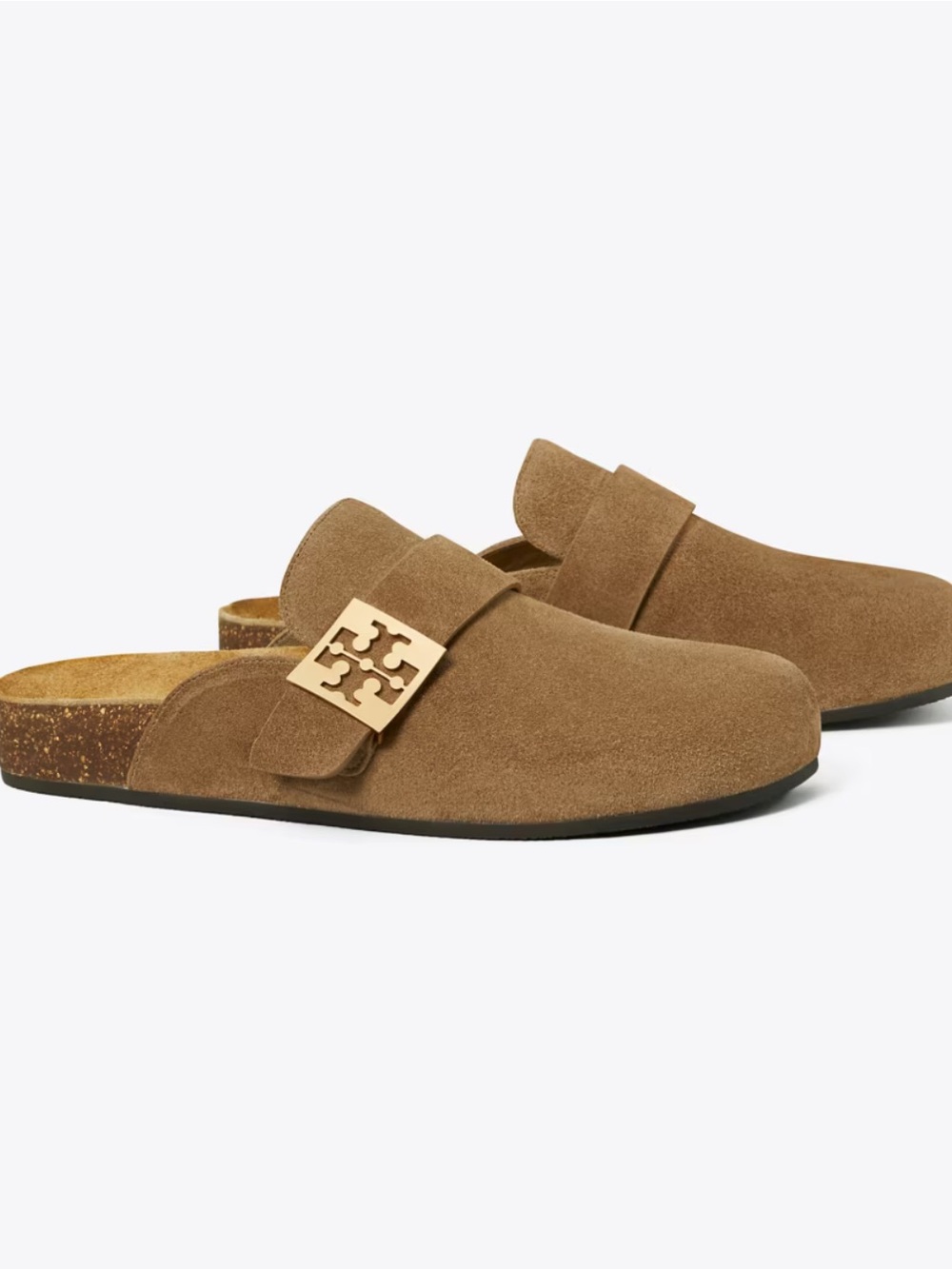 TORY BURCH Mellow Mule Suede Clogs Slip Ons - Picture 7 of 11